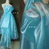 Accesorio de Hilo de Cristal Color Café Dorado Malla de Luz de Agua Alta Densidad Organza Dura Hecho a Mano DIY Arreglo Tejido de Diseñador
