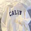 Moletom com capuz masculino, outono e inverno, forrado com fleece, espesso, corte solto, estilo para casais, casual e moderno, popular entre influenciadores, peça externa esportiva