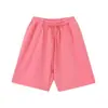 Nuevos shorts casuales para hombre 2025 320g moda renderizado blanco viejo sueltos talla grande shorts hombre