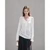 Sudadera con capucha holgada y sencilla estilo coreano para mujer, camiseta de otoño, nueva llegada, top holgado adelgazante 27050