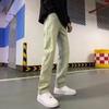 Jeans Rectos de Pierna Ancha Ajustados de Pierna Recta Elásticos Estilo Retro Americano High Street Lavado Antiguo Estilo Tierra Agotada para Adolescentes 2024