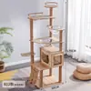 Post de Rascado para Gatos de MDF Douyin Xiaohongshu, Rascador para Gatos de Sisal Transfronterizo, Cama para Gatos con Descuento, Estructura de Escalada Grande para Gatos