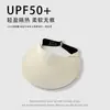 Protetor solar integrado sem traços Chapéu Moda de verão Casual Protetor solar dobrável Chapéu Ultra leve Chapéu de sol de aba grande