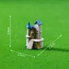 Micro-Paisagismo Criativo Estilo Europeu Retrô Pequeno Castelo Jardinagem Paisagismo Decorações DIY Acessórios para Pendurar Garrafa Ecológica Pequenos Ornamentos
