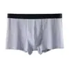 Roupa Íntima Masculina Masculina Cor Sólida Meninos Boxer Briefs Antibacteriano Calça Quatro Cantos Shorts Respiráveis Roupa Íntima para Adolescentes Atacado