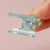 Clip de Mariposa Transparente Simple Estilo Ins Clip Multifuncional Mini para Documentos Clip para Fotos Clip para Diario DIY