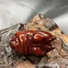 Tallado en Madera de Ciprés Añejo en Forma de Pata de Cerdo, Adorno Portátil Creativo e Inductor de Contenido, Adorno Pequeño para Decoración de Escritorio en Casa