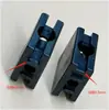 Perfil de aluminio ranura para puerta corrediza rueda bloque deslizante riel 1530 conector de perfil bloque deslizante de nylon pieza de esquina de empuje-tirón riel guía