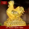 Adornos de Pollo del Zodiaco Alcancía de Pollo Dorado Decoración para Sala de Estar Hogar Oficina Regalo de Inauguración Tienda Adornos Feng Shui
