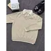 Suéter de Gola Lapela Falso Retrô Americano Unissex Inverno Diário Estilo Preguiçoso Versátil Malha Casual Tendência