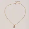 Collar de Aleación con Oso Completo de Diamantes Lindo e Inteligente para Niña de Verano Cadena de Clavícula de Moda Personalizada para Mujer Collar con Colgante de Circonita
