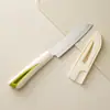 Faca de Fruta Dobrável de Aço Inoxidável, Descascador, Conjunto de Três Peças, Descascador de Batata Doméstico de Cozinha, Ferramenta Descascador Multifuncional de Melão