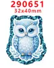 Acessórios de Acrílico com Glitter de Desenho Animado Transfronteiriços Acessórios para Joias DIY de Resina Patch Grampo de Cabelo Grampo de Cabelo Gt-T-290392
