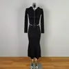 Coreia do Sul Dongdaemun Temperamento Sexy Figura Moda terno Jaqueta Curta com Capuz Vestido Bico de Pato Feminino