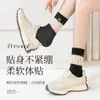 Calcetines de Algodón Puro para Mujer para Primavera y Otoño, de Media Pantorrilla con Diseño Calado de Encaje, de Malla Transpirable de Longitud Media, Calcetines de Pantorrilla Modernos para Mujer