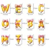 Novos Banners Decorativos para a Temporada de Volta às Aulas Transfronteiriça, Decorações de Fundo para Sala de Aula, Decorações para Festa de Volta às Aulas, Bandeiras e Guirlandas