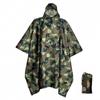 Capa Multifuncional Tres en Uno para Comercio Exterior Impermeable Mochila Montañismo Exterior Camuflaje Táctico Poncho con Capucha