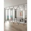 Divisória de Tela de Luxo Leve Nórdica Simples para Hall de Entrada de Casa Vidro Temperado Sala de Estar Parede Bloqueadora