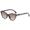 2303 Nuevas Gafas de Ojo de Gato Retro de Moda Tendencia Estilo Europeo y Americano Personalidad de Gama Alta Estilo Chanel Unisex