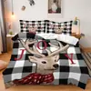 Temu Juego de Cama Navideño de Tres Piezas Enano Navideño Anciano Decoración del Hogar Juego de Cama de Tres Piezas Se Puede Enviar Jit