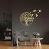 Arte de pared de metal Árbol de la vida Decoración de pared Letrero y letrero de pájaro Regalo de inauguración de la casa Arte de pared de aniversario
