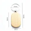 [Jiayi] Llaveros de Madera DIY, Múltiples Estilos Disponibles, Llaveros Grabados con Láser, Llaveros de Madera
