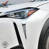 Adecuado para Lexus 2019 Ux Modificado Especial Ceja de Faro Tira Brillante Cubierta de Faro ABS Electrochapado