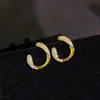 Pendientes de botón de diamante con diseño de nicho de moda 2021 Pendientes de chica con temperamento súper de hada Joyería para orejas del mismo estilo que las celebridades de Internet