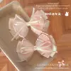 Grampo de Cabelo Laço Doce Francês Tridimensional Renda Fofa Fada Artesanal Versátil Acessórios de Cabelo Grampo de Cabelo Atacado
