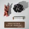 Base tradicional de cerámica tallada a mano para incienso, para el hogar y la oficina, difusor de incienso de aceites esenciales de nicho, artículo decorativo hecho a mano