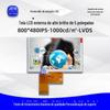 Tela LCD TFT de 5 polegadas de Alto Brilho LCD de Alta Definição 800*480 Módulo 1000 Alto Brilho Display Externo Montado em Veículo