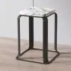 Banqueta de ferro forjado para uso doméstico, banqueta quadrada moderna e simples, banqueta de fast food, conjunto de banquetas de ferro forjado espessado, banqueta para mesa de jantar, banqueta de aço, banqueta com armazenamento