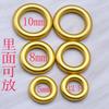 Anillo para correr mate que conserva el color colgante de collar tejido DIY anillo conector de pulsera anillo dorado anillo para correr