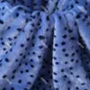 Estampado de luciérnagas, pelo alto-bajo, lunares pequeños, tela de felpa de una sola cara, adecuada para bufandas, muñecas y textiles para el hogar