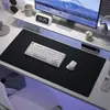 Mouse Pad Grande à Prova d'Água e Resistente à Sujeira Couro PU Tapete de Mesa para Escritório Desktop Laptop Teclado Tapete de Mesa para Computador Senso Avançado