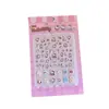 Nuevas Pegatinas para Uñas Infantiles Lindas de Dibujos Animados de Sanrio Pegatinas para Uñas Pegatinas DIY para Niñas Pegatinas Decorativas de Larga Duración