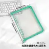 Envío Gratis A5 Transparente Hojas Sueltas Manual Multifuncional Bolsa con Cremallera Libro de Hojas Sueltas Simple Cubierta Suave de PVC Reemplazable
