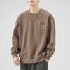 Marca de Moda Masculina Primavera Shanggu Moletom de Gola Redonda para Homens, Modelagem Solta, Tendência de Nicho, Blusa Casual Versátil, Estilo Japonês