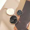 Novos Botões Metálicos Florais Pintados a Óleo de Design Irregular de Alto Padrão Estilo Chinês para Qipao, Suéter, Cardigã, Terno, Camisa, Botões Costurados à Mão