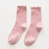 Fujioka otoño e invierno nuevos calcetines para mujer calcetines de encaje calcetines de algodón para dama mayoristas fabricantes de calcetines al por mayor