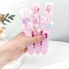 Pegatinas de flequillo Kulomi para niñas, bonitas pegatinas para el pelo roto, diadema con velcro para niña, accesorios para el cabello