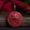 Colgante de Pixiu de Mineral Crudo de Alto Contenido para la Fortuna Colgante de Año Zodiacal Arena Dorada Púrpura Arena Roja Colgante de Collar Venta al por Mayor