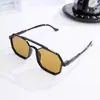 Gafas de sol estilo Cyberpunk Europeo y Americano con Doble Puente para Hombre, Marco Grande Poligonal, Gafas de Sol de Moda para Mujer, Transfronterizo