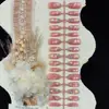 Dicas de Unha Vestíveis Estrela Pêssego Contas de Vidro Artesanais Pura Olho de Gato Novo Estilo Manicure Pré-feita Unhas Vestíveis