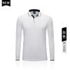 Camiseta de manga larga con solapa, personalizada, publicitaria, cultural, para uso corporativo, ropa de actividades, taller, herramientas, logotipo impreso personalizado.