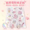 Adesivos de Desenho Animado, Adesivos Personalizados, Adesivos Transparentes Autoadesivos de Formato Especial, Caderno DIY, Adesivos de Ano Novo, Personalizados com Fotos