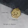1 Pieza Nuevo Perro Xishi Animal Collar de Perro para Mujer Lindo Colgante de Acero Inoxidable Accesorios de Joyería DIY