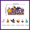 Decoraciones para Fiestas Temáticas de Halloween Más Vendidas Transfronterizas, Banners de Cumpleaños Infantiles, Adornos para Pasteles, Juegos de Globos, Personalizables