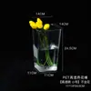 Balde de Flores Transparente em Acrílico, Balde Grande para Buquês de Flores de Água Profunda, Balde para Arranjo Floral para Floristas
