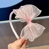 Novedad Diademas y Cintillos para Niñas con Lazo Grande, Diademas de Malla Perlada Lindas para Niños, Accesorios para el Cabello de Princesa de Verano al por Mayor